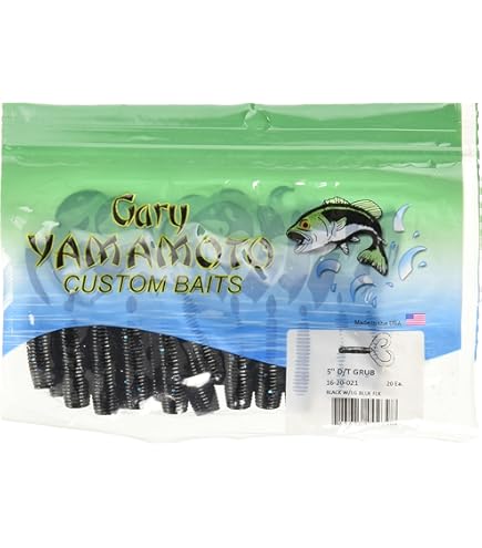 Lot De 10 Appâts Souples Gary Yamamoto Senko 5 Pouces - Green Pumpkin Magic - Neufs