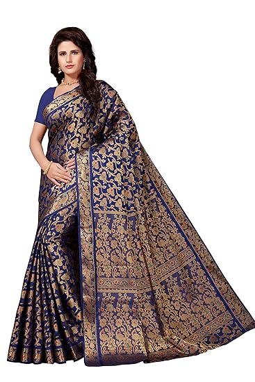 Art Silk Saree with Blouse Piece