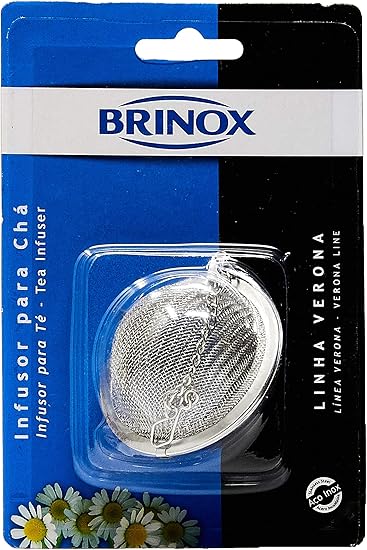 Brinox Verona 2188/302 Infusor para Chá, Ø 5, 5 cm, Prata (Aço Inox)