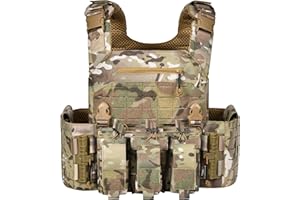 FIREGEAR Tactical Vest Weighted Vest Airsoft Vest,3D Breathable Adjustable Modular Quick Release Vest Outdoor Training for Adults