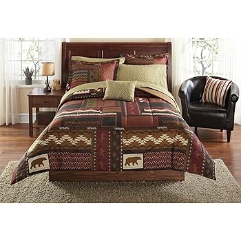 Amazon.com: Croscill Caribou Comforter Set, Queen