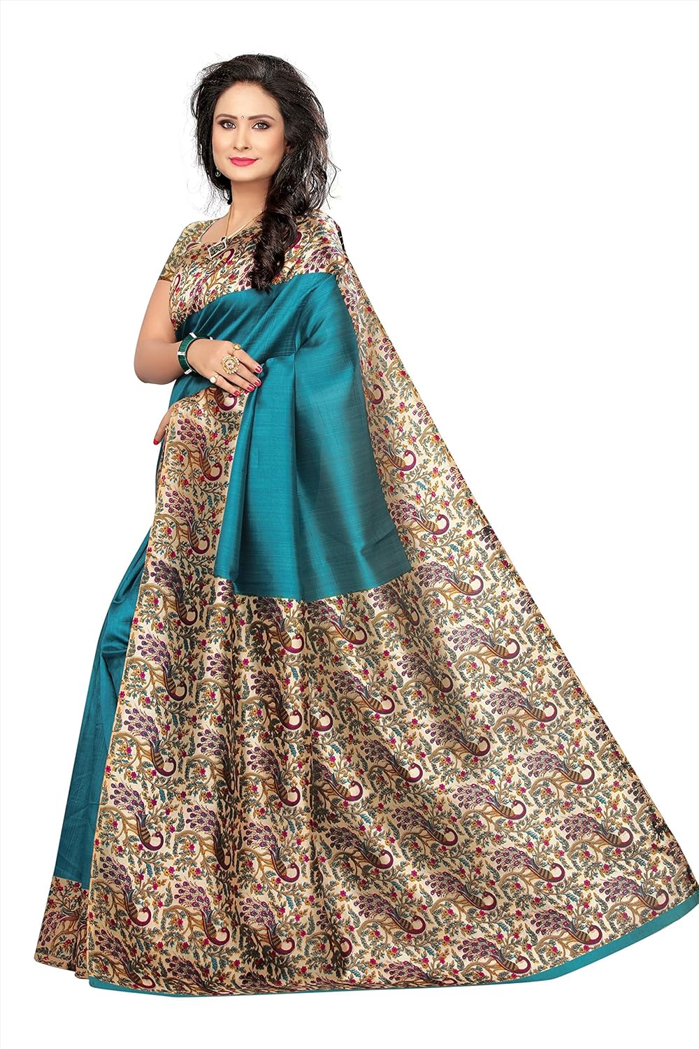 mrinalika fashion women's art silk saree with blouse sarees new collection 2018