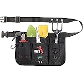 UNCO- Gardening Belt, Garden Tool Belts for Men, Waist Apron with Pockets, Construction, Carpenter Belt, for Men, Utility Belt Men