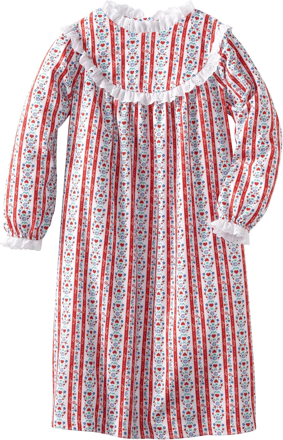 Lanz of Salzburg Tyrolean Flannel Nighty for Girls, Size 14/16 Amazon
