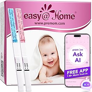 Easy@Home 50 Ovulationstest + 20 Schwangerschaftstest Frühtest - Empfidlich Kinderwunsch Fruchtbarkeitstests für Eisprung und Schwangerschaftstests
