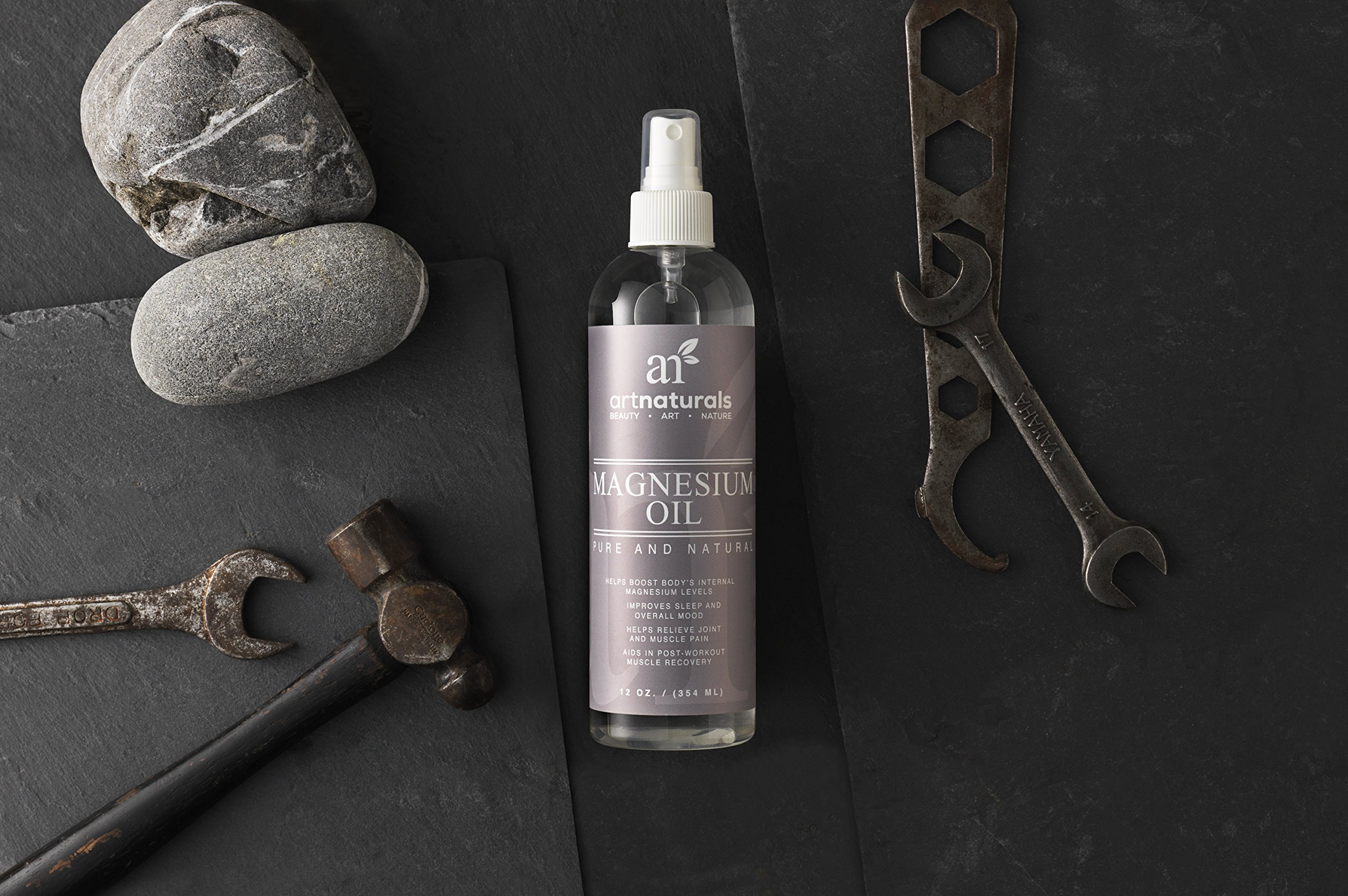 ArtNaturals Pure Magnesium Oil Spray (12 Fl Oz / 355ml) Essential