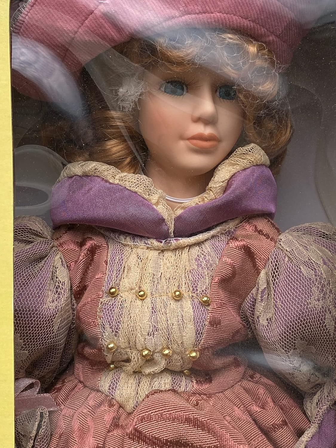 Victorian Dolls Ruby Collectible Figurine Doll 17inch Perfect Condition Rare BigaMart