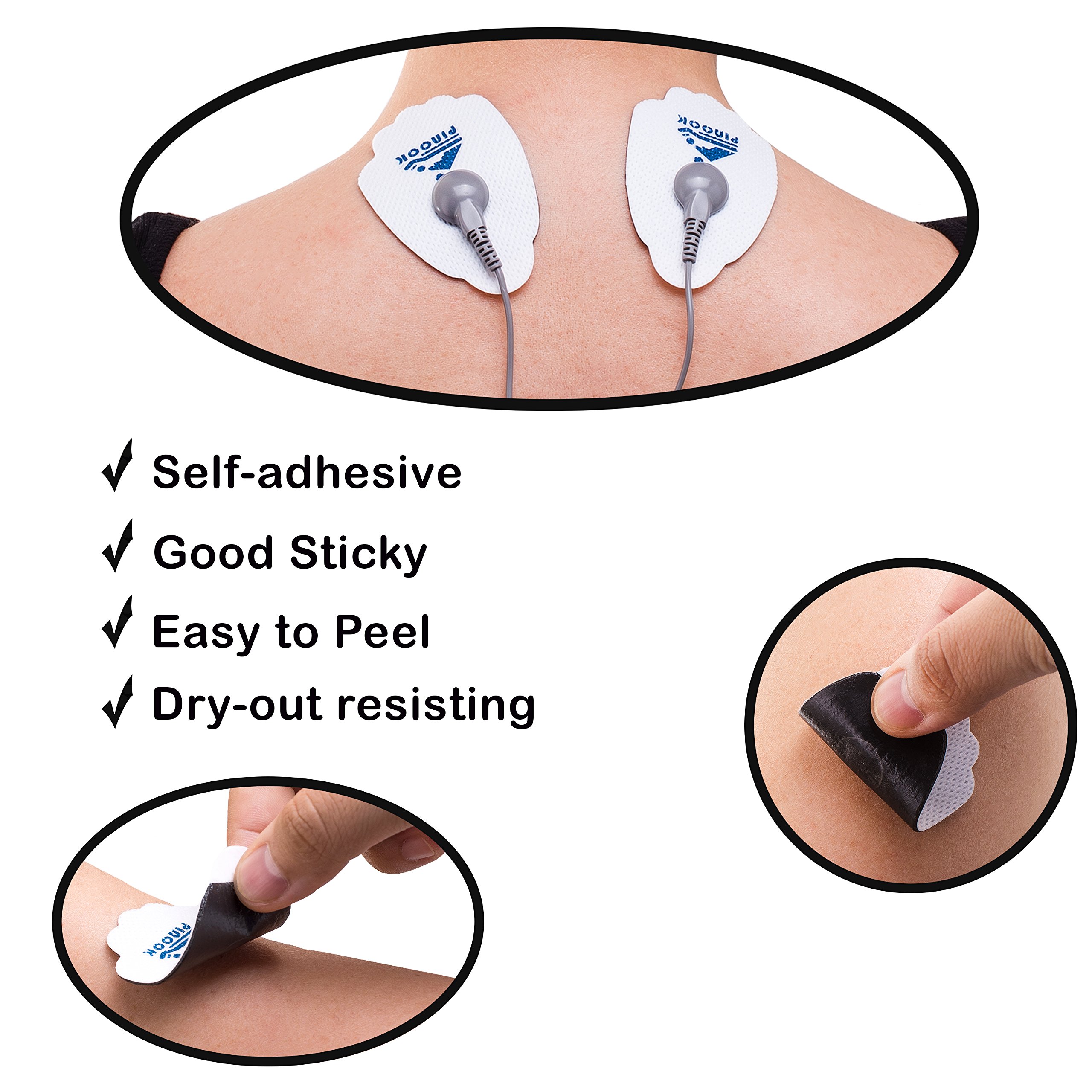 TENS Unit Pads Replacement Electrodes For EMS And Electro Therapy