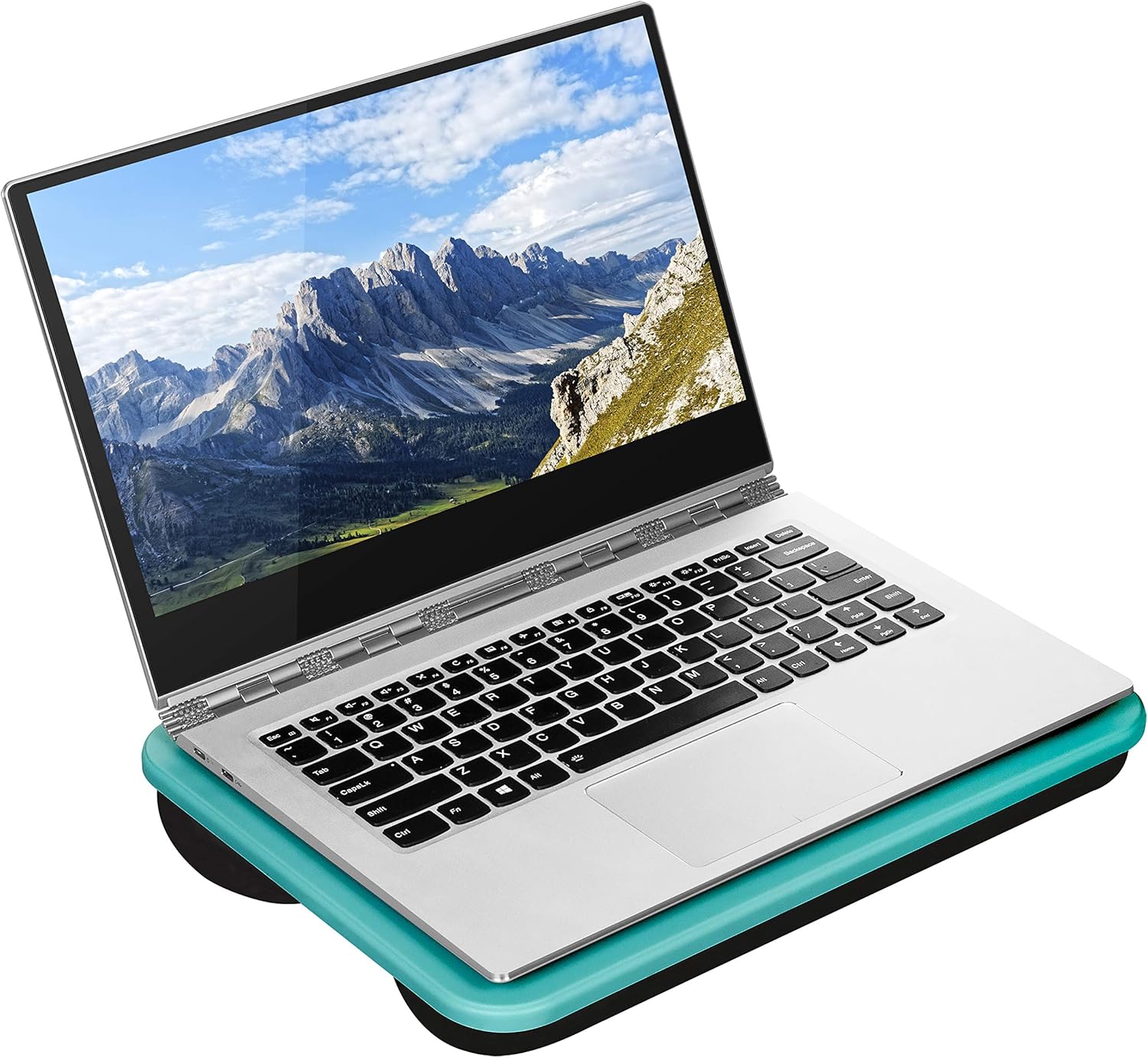 LapGear Compact Lap Desk - Alaskan Blue - Fits up to 13.3 Inch Laptops - Pack of 12 - Style No. 43003 : Office Products