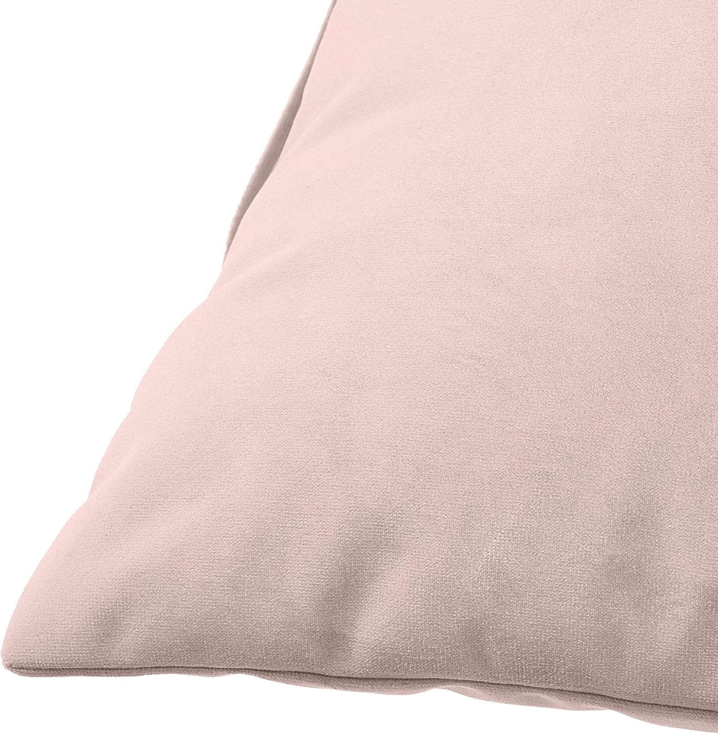 Basics 2-Pack Linen Style Decorative Throw Pillows - 18" Square, Classic Red: Home & Kitchen
