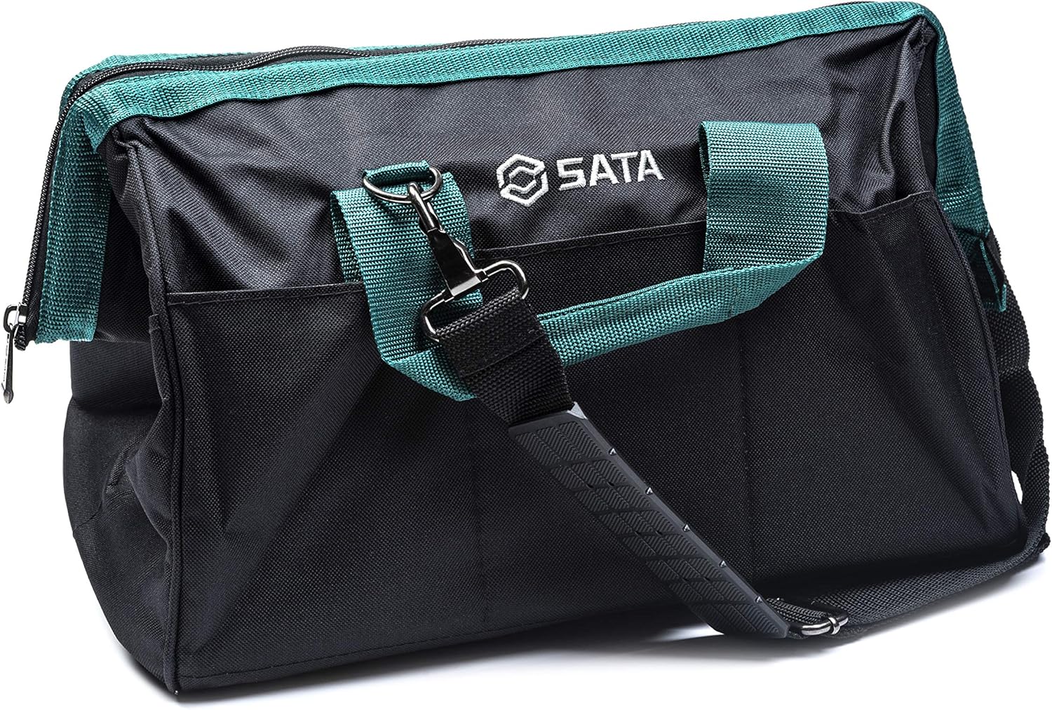 SATA 13-Inch Portable Tool Bag with Waterproof Construction and Multiple Interior and Exterior Pockets, Tool Storage and Organizer - ST95181 - - 