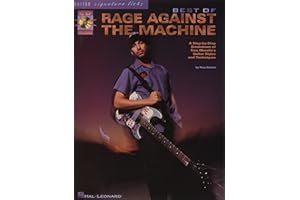 Best of Rage Against the Machine - Guitar Signature Licks Book with Online Audio Demos
