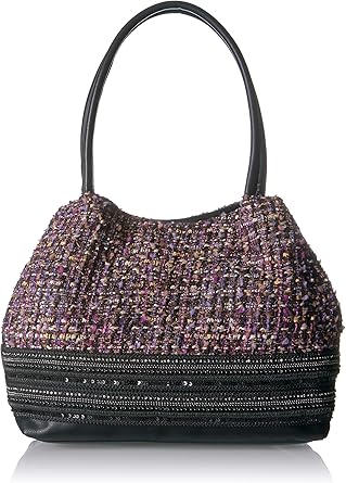 tweed shoulder bag