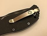 Satin Titanium Deep Pocket Clip For ZT0350 ZT0300