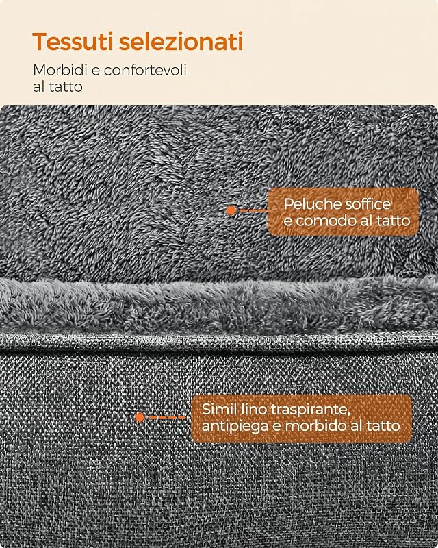 Cuccia per Cani, Bordi Rialzati, 110 x 75 x 27 cm