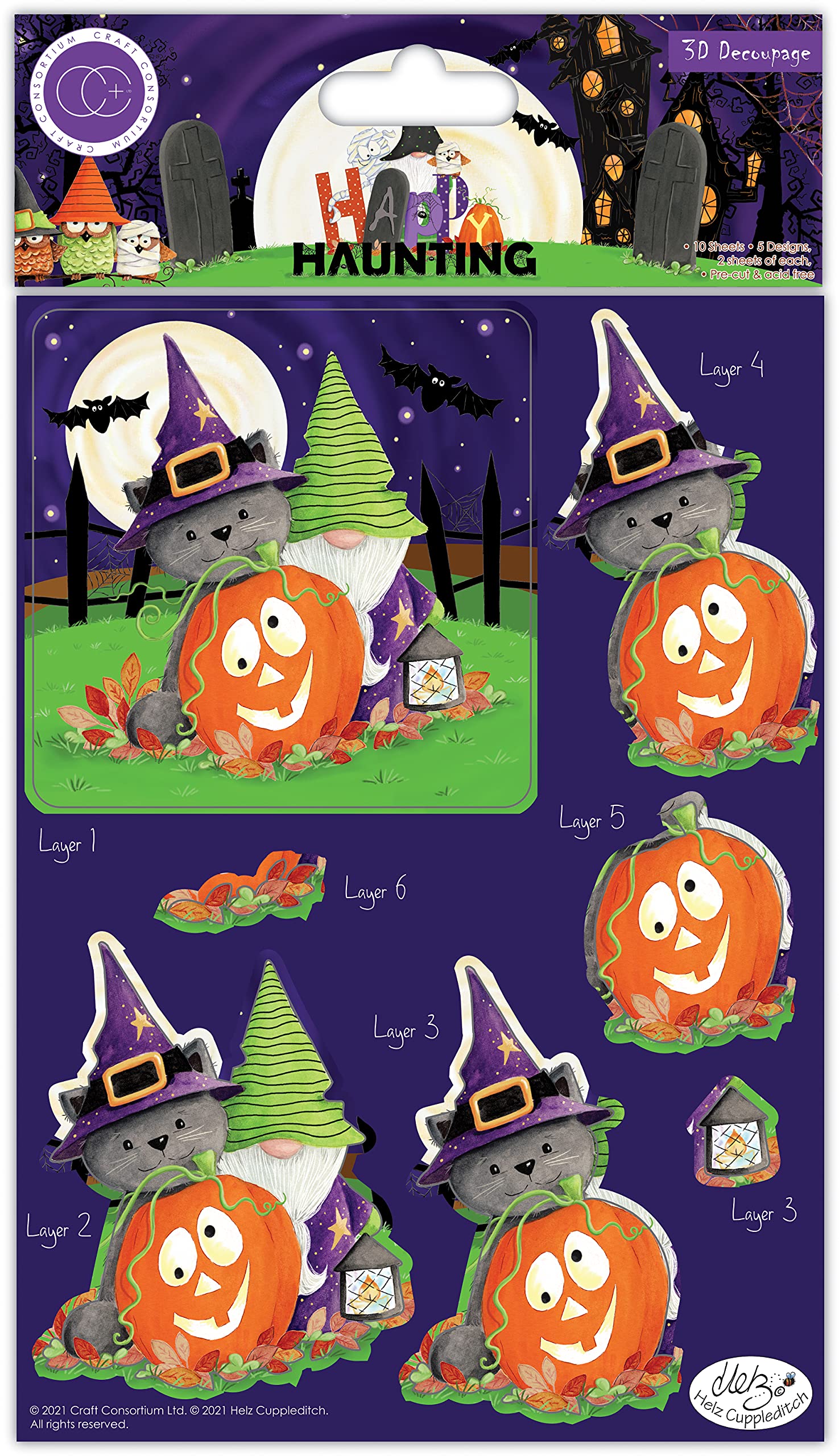 Happy Haunting - 3D Decoupage