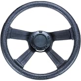 attwood 8315-4 Weatherproof 13-Inch Marine Boat Soft-Grip Steering Wheel with Cap