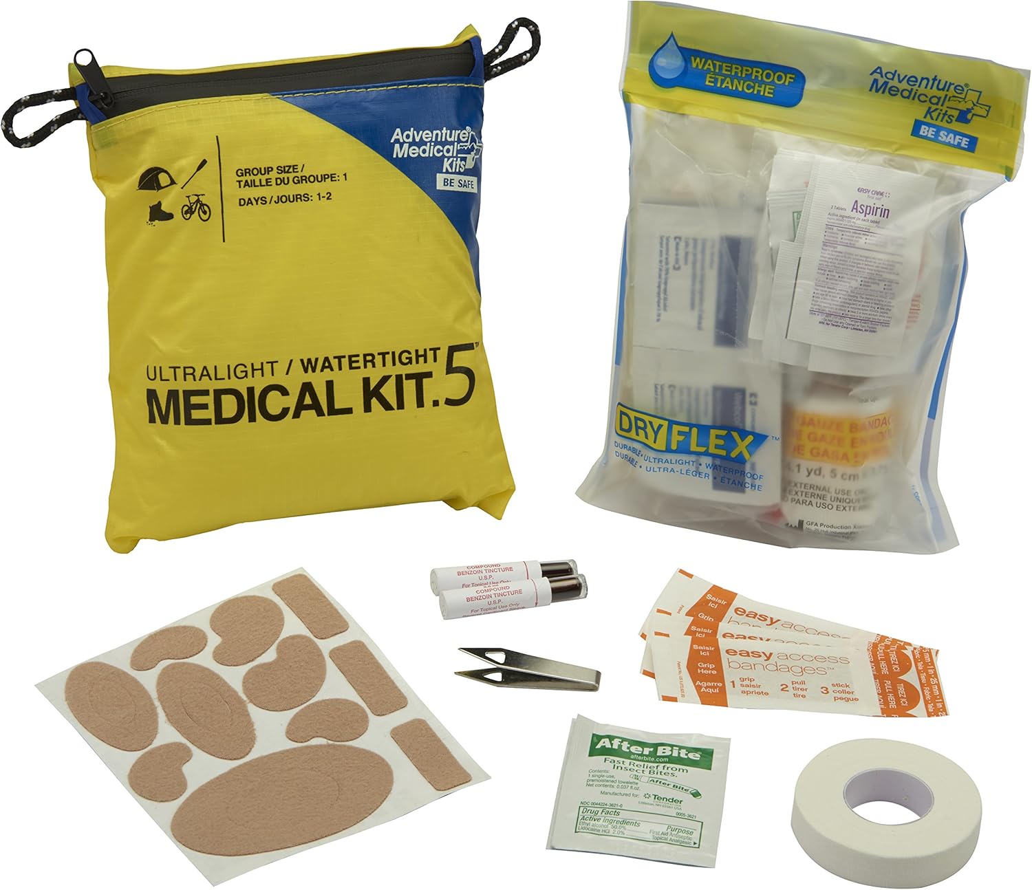 Adventure Medical Kits Ultralight Watertight .5 Medical First Aid Kit: Sports & Outdoors