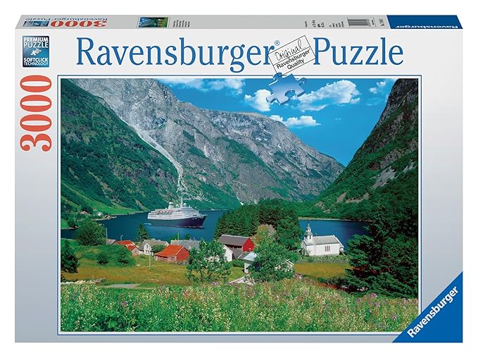 title=Ravensburger 17041- Il fascino della Norvegia, puzzle 3000 pezzi