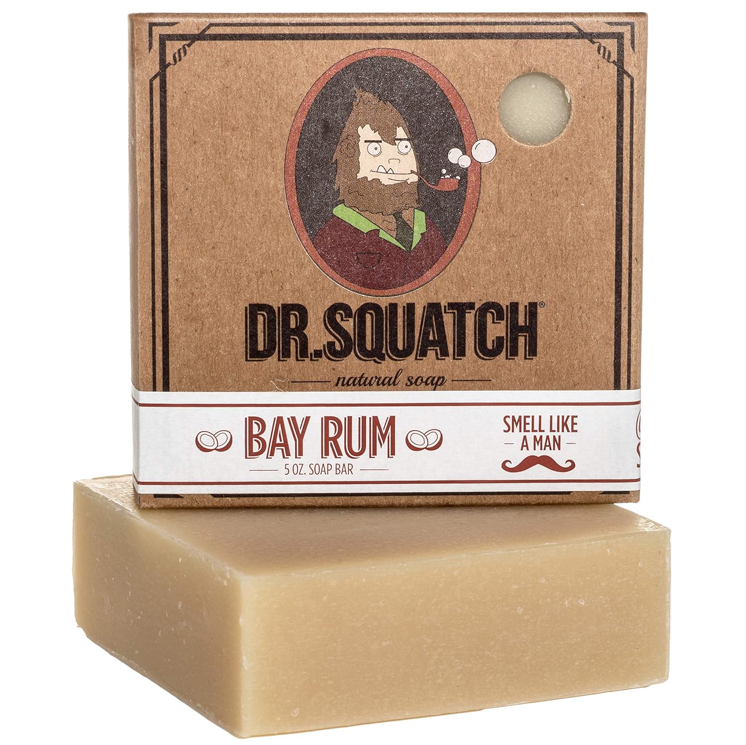 Bay Rum Soap by Dr. Squatch – Men's Naturally Fresh Scented Natural Bar Soap with Bay Rum, Kaolin Clay, Shea Butter – Organic Handmade in USA : Beauty