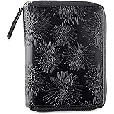 Passport Wallet - Travel Document Holder w/RFID Blocking – Full Grain Leather – Bifold compact zip around Wallet with Credit Card Slots for Women and Men,500-80