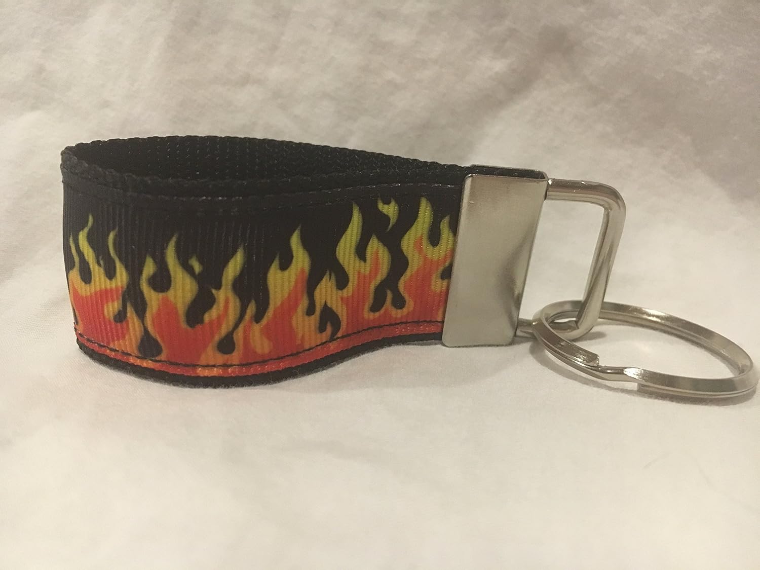 Mini Keychain, Flame Keychain, Hod Rod Gifts, Personalized