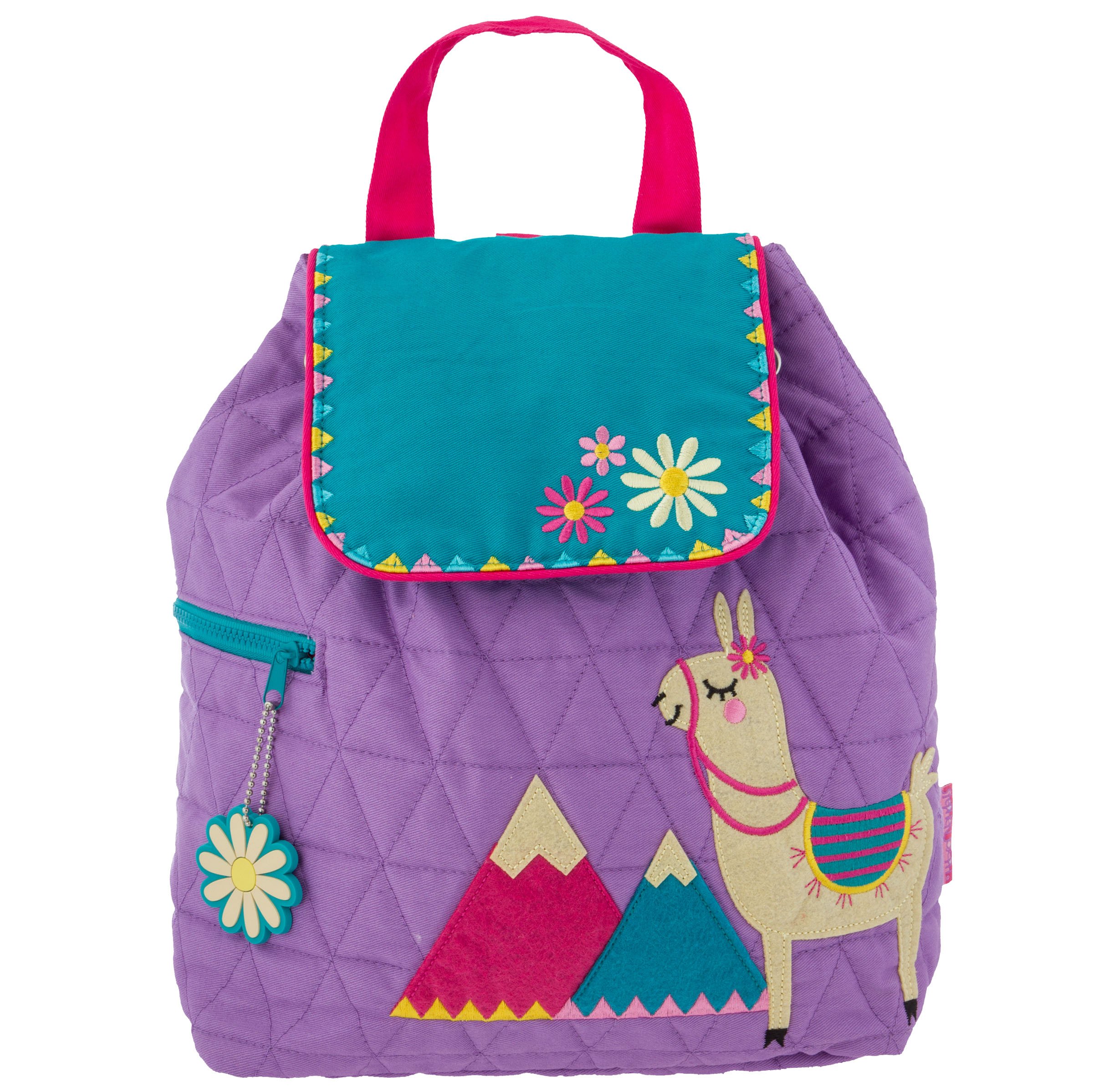 Stephen Joseph Children's Quilted Backpacks - Llama Backpack, 33 cm, 2.5 liters, Purple