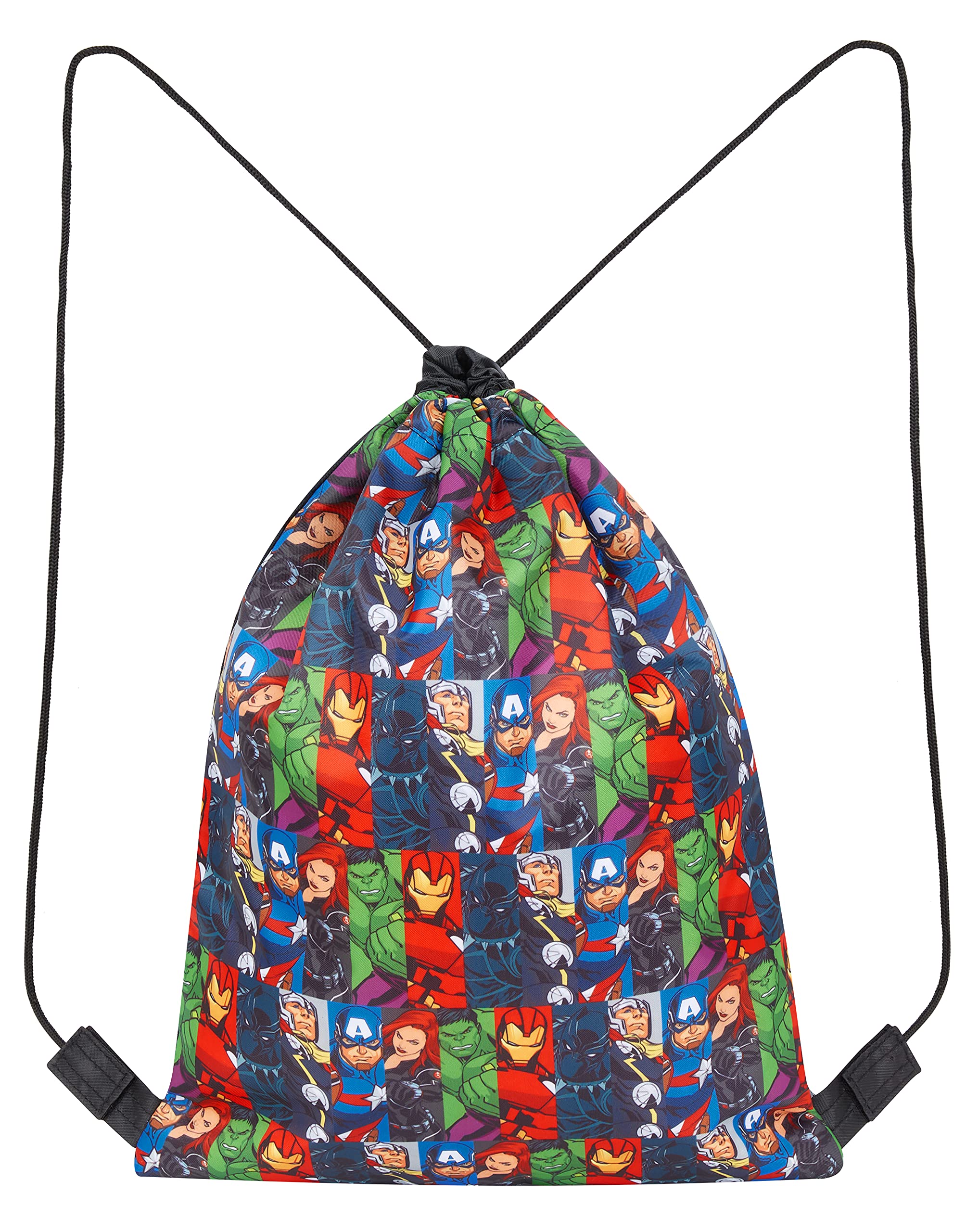 Marvel Avengers Drawstring Bag For Boys, School PE Bag, Kids Gym Sack For Sports, Swimming, Football, Gifts For Childrens