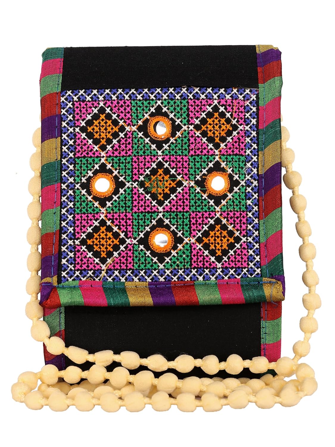 craft trade handmade designer embroidered rajasthani purse for women's