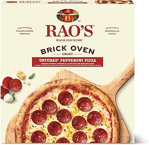 Rao's Made for Home Frozen Pizza - Uncured Pepperoni, Brick Oven Crust, Premium Quality, Fresh Shredded Whole Milk Mozzarella