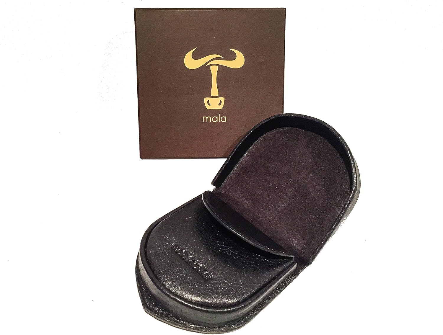 Mala Leather Toro Premium Quality Gent Coin Tray Horseshoe Wallet