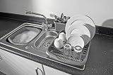 Addis Rectangular Washing Up Bowl Linen 9.5 Litre 38cm x 14cm view 2