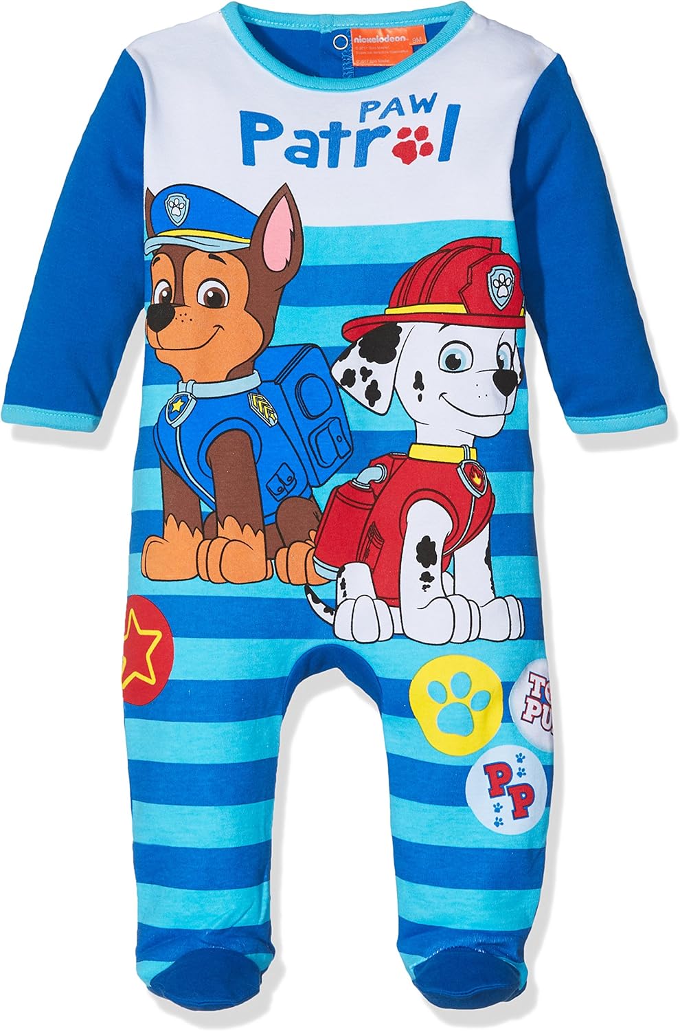 paw patrol baby pajamas