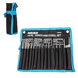 NEIKO 02626A Punch and Chisel Set | 16 Piece | Cold