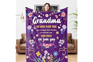 AISDE Grandma Gifts Blanket, Birthday Gifts for Grandma, Grandma Birthday Gifts, Vacation Gifts for Grandma, Grandma Gifts Ideas, Grandma Gifts from Grandkids