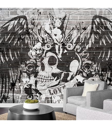 Amazon.com: wall26 Wall Mural Simple and Mysterious Graffiti Art