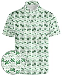 Anhlfyu Golf Polo Shirts for Men Moisture Wicking