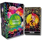 La Muci Fairy Tale Tarot Deck with Guidebook – 78-Card Set with Major & Minor Arcana, Floral Design, Ideal for Beginners