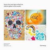 Hemway Fluorescent Peach Glitter Shaker 130g Fine - Resin Epoxy Craft view 6