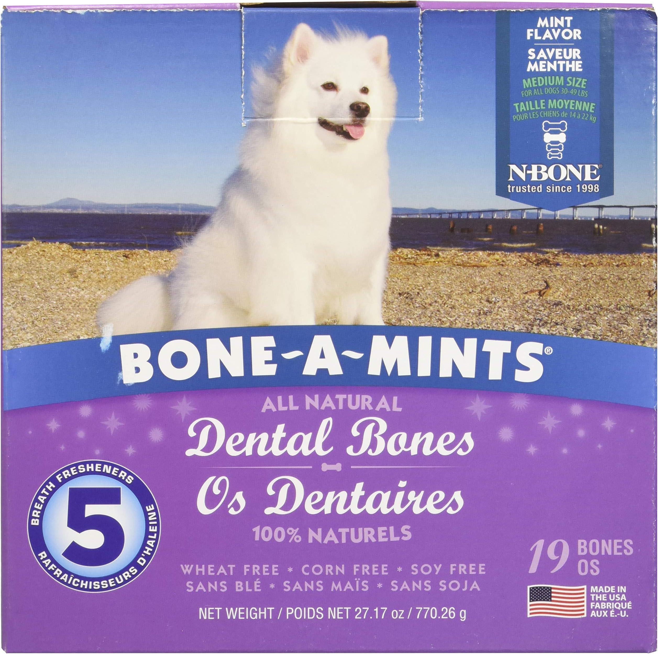 BoneAMints Dental Bones Medium (19 Pack)