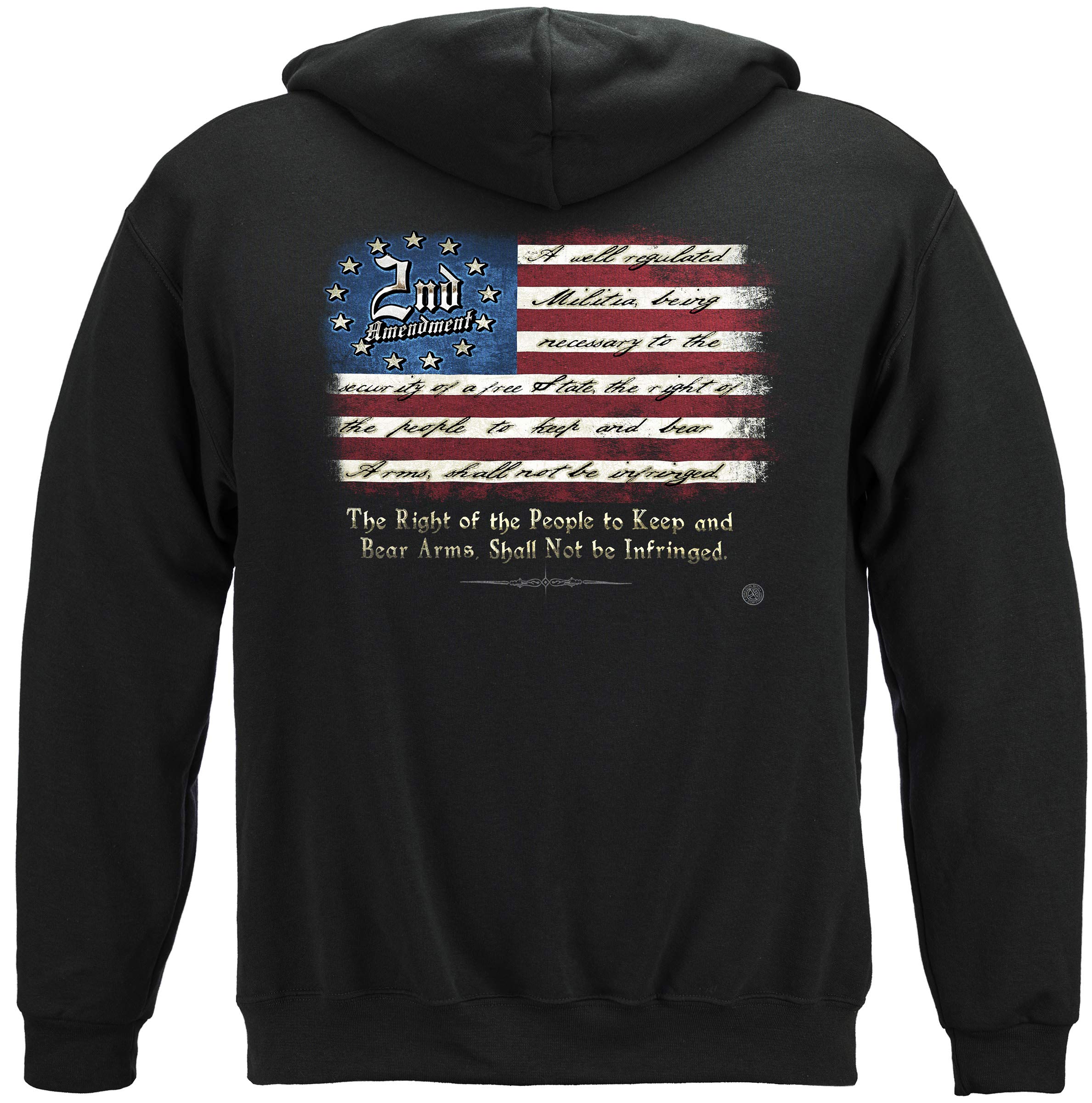 Erazor Bits 2nd Amendment Hoodie | 2nd Amendment Patiotic Hooded Sweat Shirt RN2367SW
