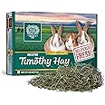 Small Pet Select 3rd Cutting Super Soft Timothy Hay Pet Food for Picky Eaters, Rabbits, Guinea Pigs, and Other Small Animals, Easy to Store Box, 5 LB