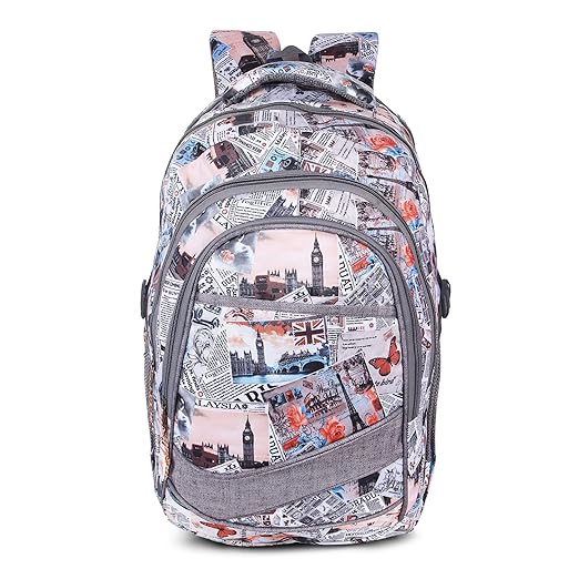 Trunkit Waterproof School Bag Laptop Bag College Backpack Multipurpose Bag (White, 30 L)