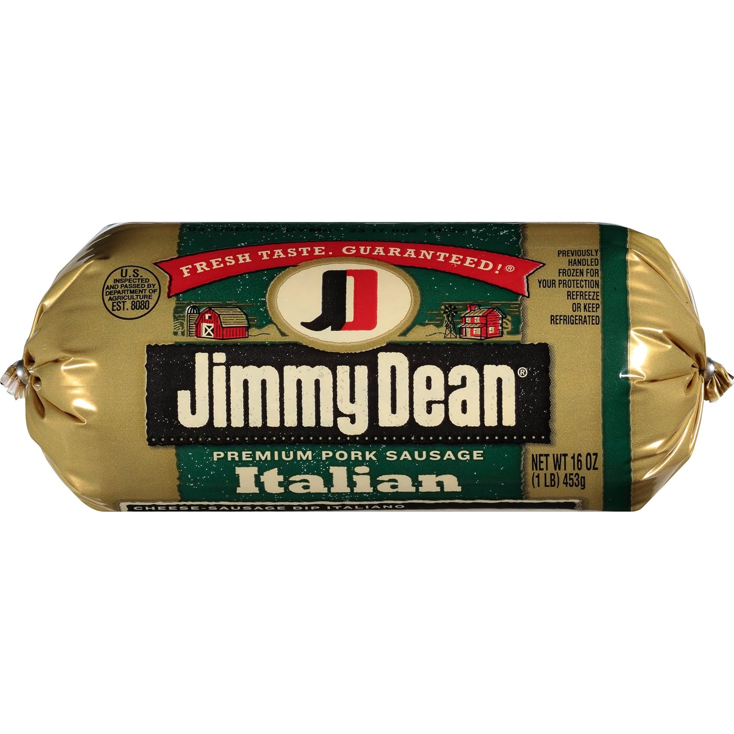 Jimmy Dean Premium Pork Italian Sausage Roll, 16 oz.