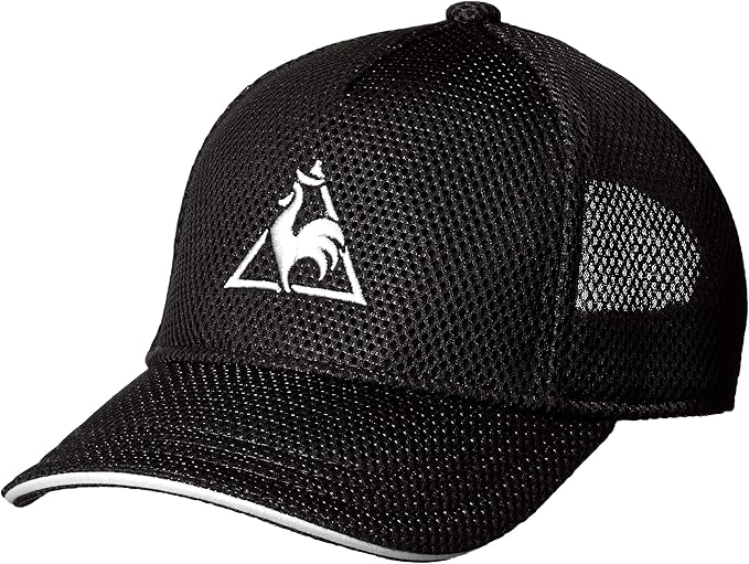 Amazon ルコックスポルティフ キャップ メンズメッシュキャップ はっ水 Qmbnjc15 ブラック 日本 F Free サイズ 帽子 通販
