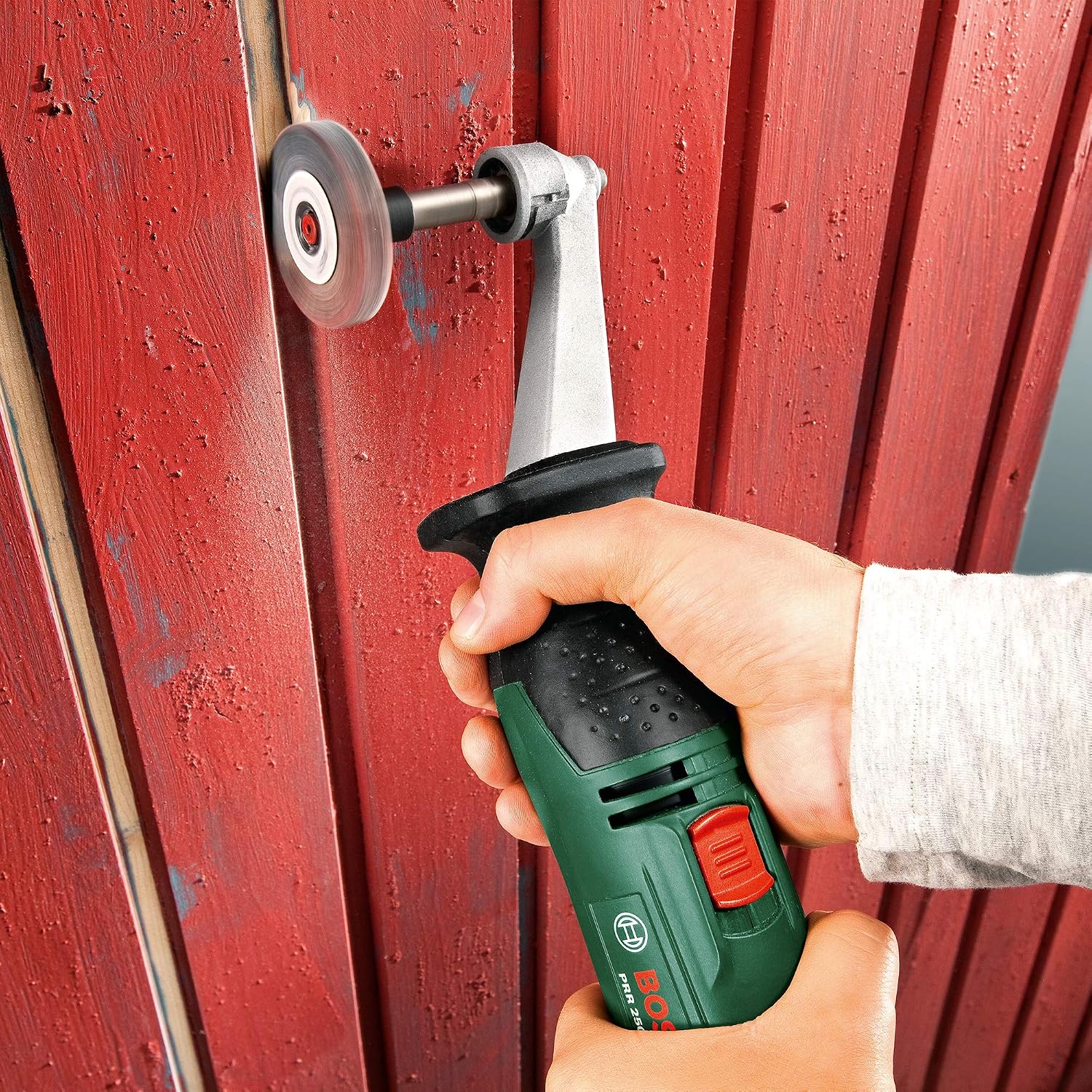 Bosch Home and Garden Sanding Lamella Roll (LR5 K120, for Bosch Home and Garden PRR 250 Removing Roller), Green, Körnung 120 - Image 4