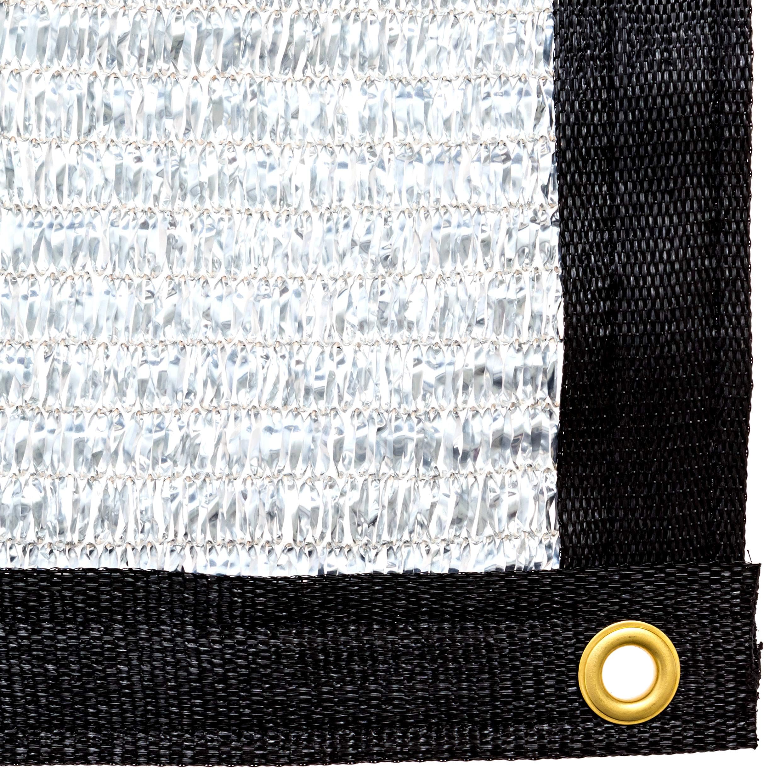 Be Cool Solutions - 70% Reflective Aluminet Shade Cloth (10' x 14')