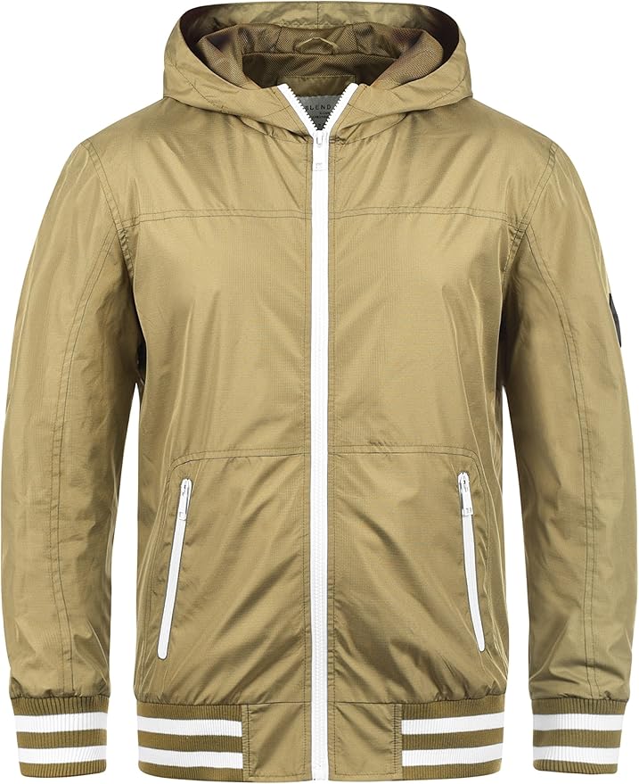 Moderne Herren Übergangsjacke Mit Kapuze - Sportliche Freizeitjacke Für Frühling & Herbst