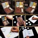 Harry Potter Stationery Set Gifts Notebook Wand Pens Envelopes Stickers Official view 4