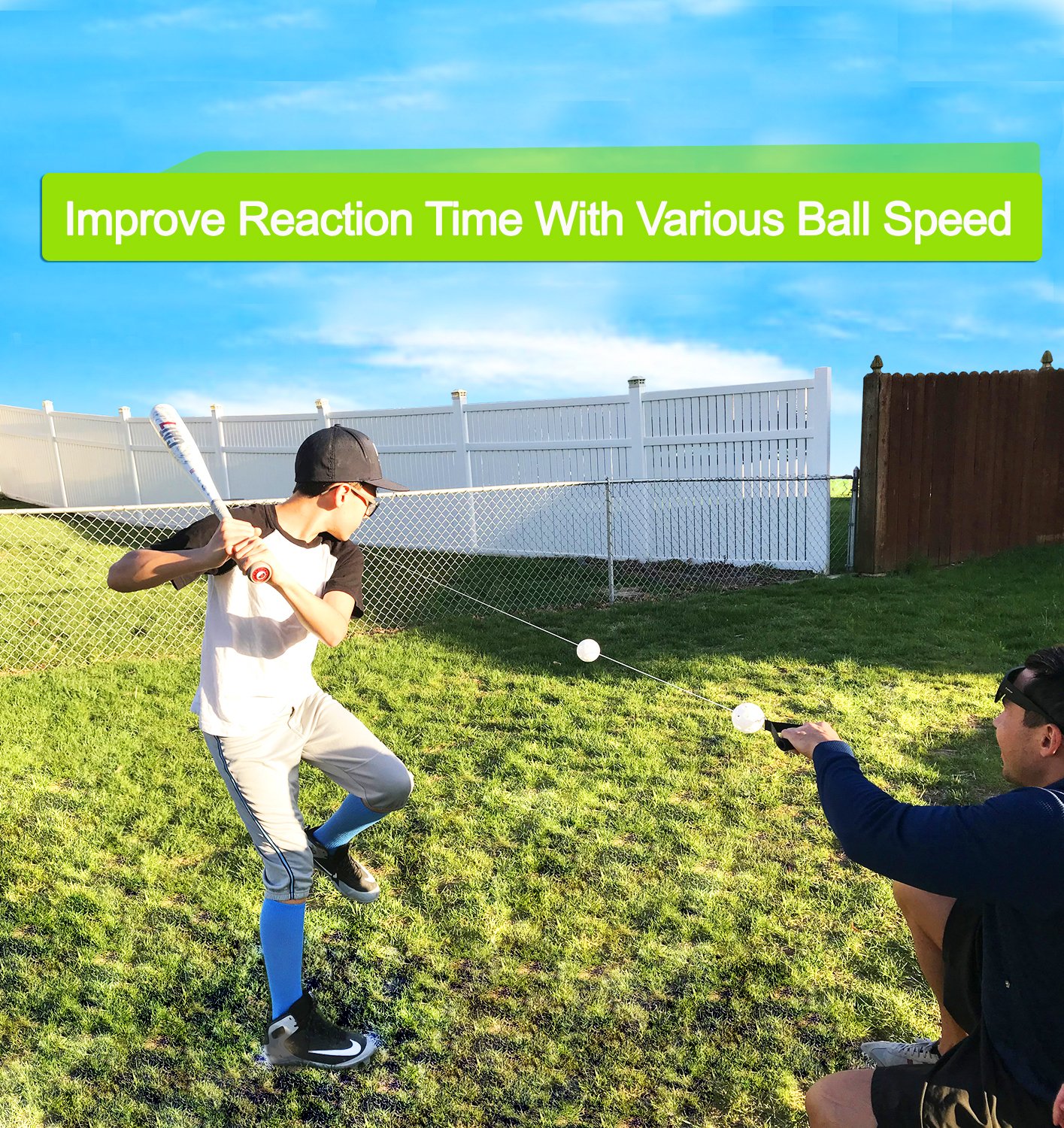 Swingers Ultimate Baseball Trainer Controlled Pitch Baseball Batting Trainer